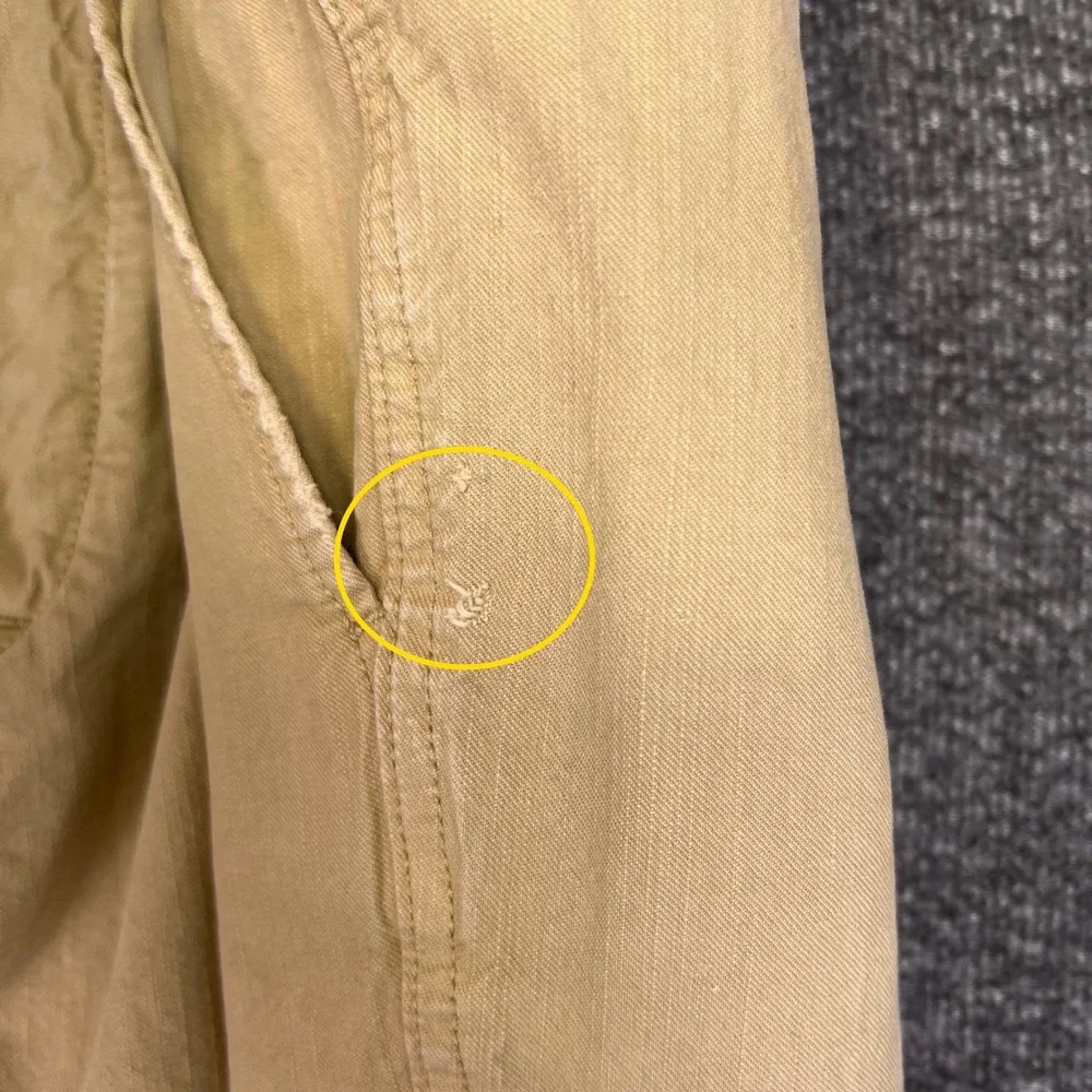 Polo Ralph Lauren Chinos Mens 40x28 Tan Slim GI Fit Casual Cotton Twill Pants